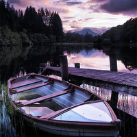 Buy canvas prints of Loch Ard Summers Evening. by Aj’s Images
