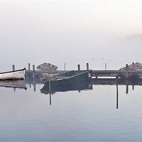 Buy canvas prints of Eels Foot in the mist by Stephen Mole