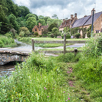 Buy canvas prints of Upper Slaughter, Cotswolds by Stephen Mole