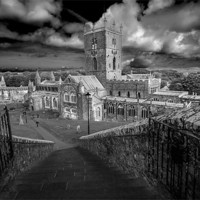 Buy canvas prints of St Davids Cathedral by Stephen Mole