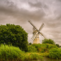 Buy canvas prints of Thurne Mill from the river by Stephen Mole