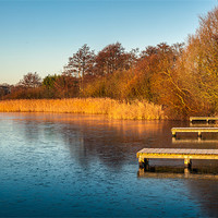 Buy canvas prints of Fishing Jetties at Rollesby by Stephen Mole