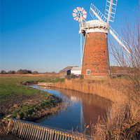 Buy canvas prints of Horsey Mill in the sun by Stephen Mole