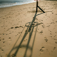 Buy canvas prints of Beacon on Gorleston Beach by Stephen Mole