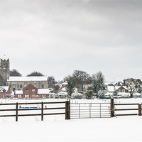 Buy canvas prints of Ormesby Church in Snow by Stephen Mole