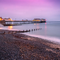 Buy canvas prints of Dawn at Cromer Pier by Stephen Mole