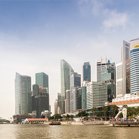 Buy canvas prints of Singapore Skyline by Stephen Mole