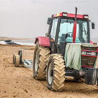 Buy canvas prints of Sea Palling Tractor by Stephen Mole