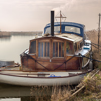 Buy canvas prints of Boat on the River Thurne by Stephen Mole