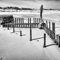 Buy canvas prints of Caister Groyne by Stephen Mole