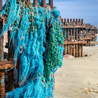 Buy canvas prints of Caister Fishing Nets by Stephen Mole