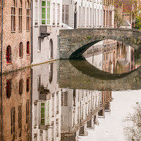 Buy canvas prints of Bruges Canal by Stephen Mole