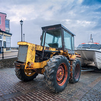 Buy canvas prints of Cromer Tractor by Stephen Mole