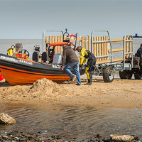 Buy canvas prints of Caister LIfeboat by Stephen Mole
