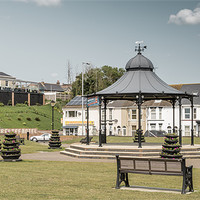 Buy canvas prints of Bandstand at Gorleston by Stephen Mole