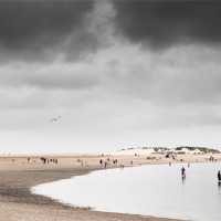 Buy canvas prints of Wells Beach by Stephen Mole