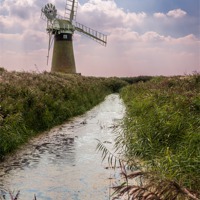 Buy canvas prints of St Benets Mill, Thurne by Stephen Mole
