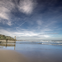 Buy canvas prints of Blue sea and sky by Stephen Mole