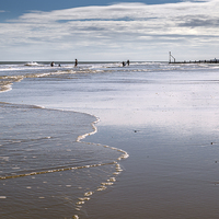 Buy canvas prints of Wet sands by Stephen Mole