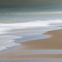 Buy canvas prints of Serene on Hemsby Beach by Stephen Mole