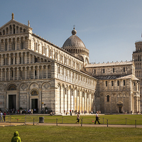 Buy canvas prints of Duomo di Pisa and Torre Pendente by Stephen Mole