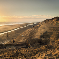 Buy canvas prints of Early Morning Hemsby Beach by Stephen Mole