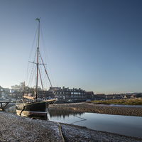 Buy canvas prints of Juno moored at Blakeney by Stephen Mole