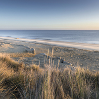 Buy canvas prints of Hemsby Beach from the Dunes by Stephen Mole
