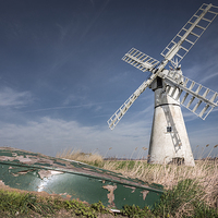 Buy canvas prints of Thurne Mill and Boat by Stephen Mole