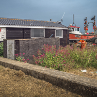 Buy canvas prints of Fresh Fish at Aldeburgh by Stephen Mole
