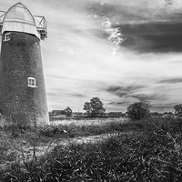 Buy canvas prints of Mill at West Somerton by Stephen Mole