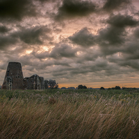Buy canvas prints of  Early Morning at St Benets Abbey by Stephen Mole