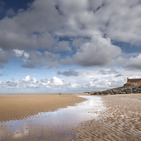 Buy canvas prints of  Brancaster Beach and the Royal West Norfolk Club  by Stephen Mole