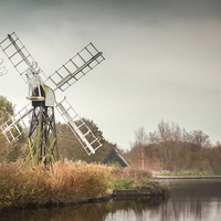 Buy canvas prints of  Boardman's Drainage Mill by Stephen Mole