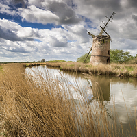 Buy canvas prints of  Brograve Mill by Stephen Mole