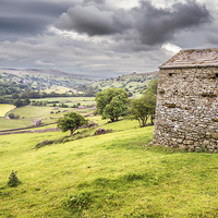 Buy canvas prints of  Cow House in Swaledale by Stephen Mole