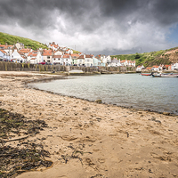 Buy canvas prints of  Staithes Beach by Stephen Mole