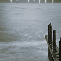 Buy canvas prints of Turbines from Caister Beach by Stephen Mole
