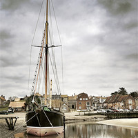 Buy canvas prints of Juno, moored at Blakeney by Stephen Mole