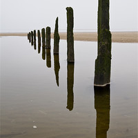 Buy canvas prints of Misty day at Brancaster by Stephen Mole