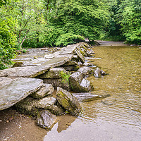 Buy canvas prints of Tarr Steps, North Devon by Stephen Mole