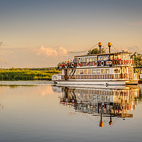 Buy canvas prints of Paddle Boat Southern Comfort by Stephen Mole