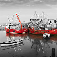 Buy canvas prints of Red Drifters by Stephen Mole