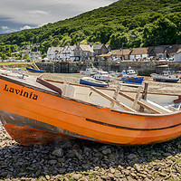 Buy canvas prints of Lavinia, Porlock Weir by Stephen Mole