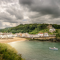 Buy canvas prints of Combe Martin by Stephen Mole