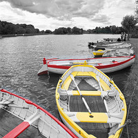 Buy canvas prints of Rowing Boats at Thorpe Ness by Stephen Mole