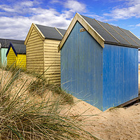Buy canvas prints of Beach Huts at Wells by Stephen Mole