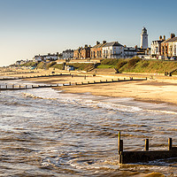 Buy canvas prints of Southwold Sea Front by Stephen Mole