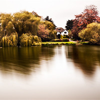 Buy canvas prints of Great Massingham Pond by Stephen Mole