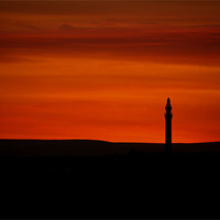 Buy canvas prints of Tower In The Sunset by Nigel Walker